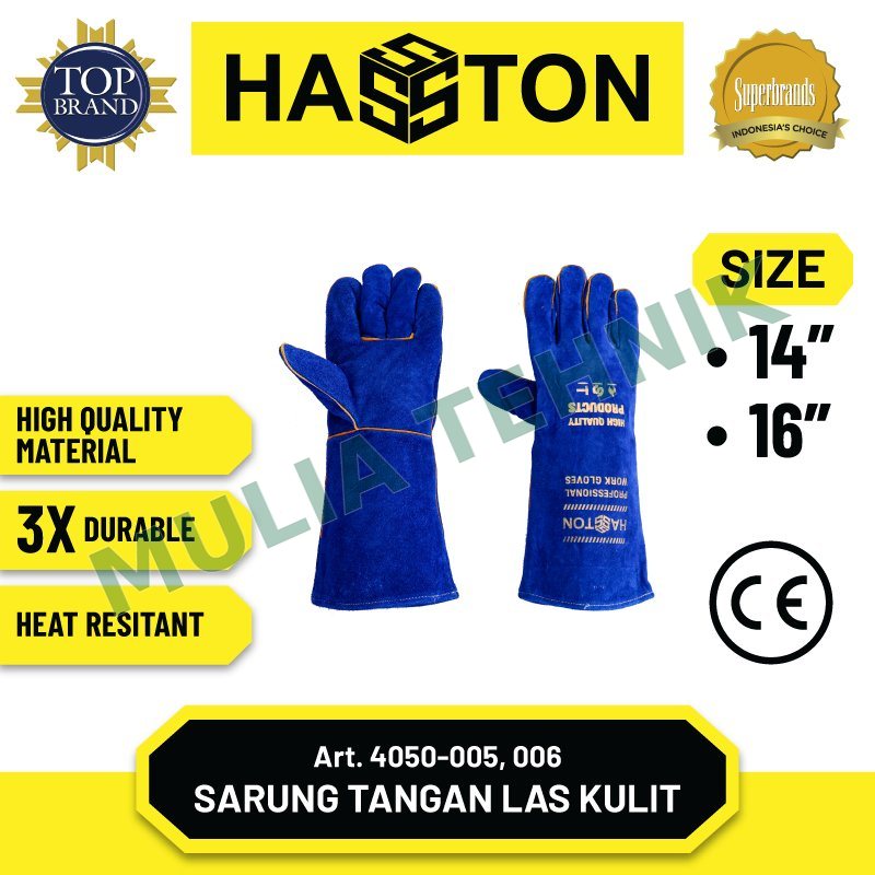 SARUNG TANGAN LAS 14" HASSTON