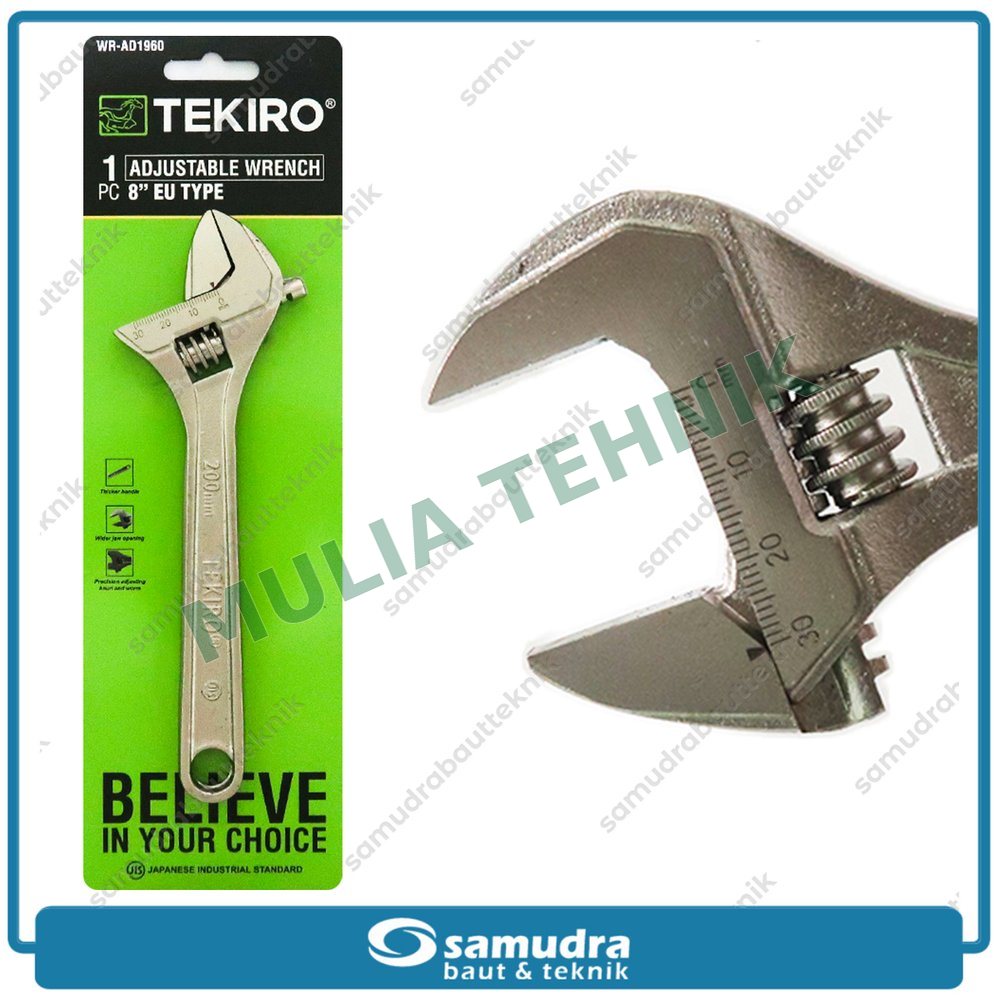 KUNCI INGGRIS TIPE EU 8” TEKIRO