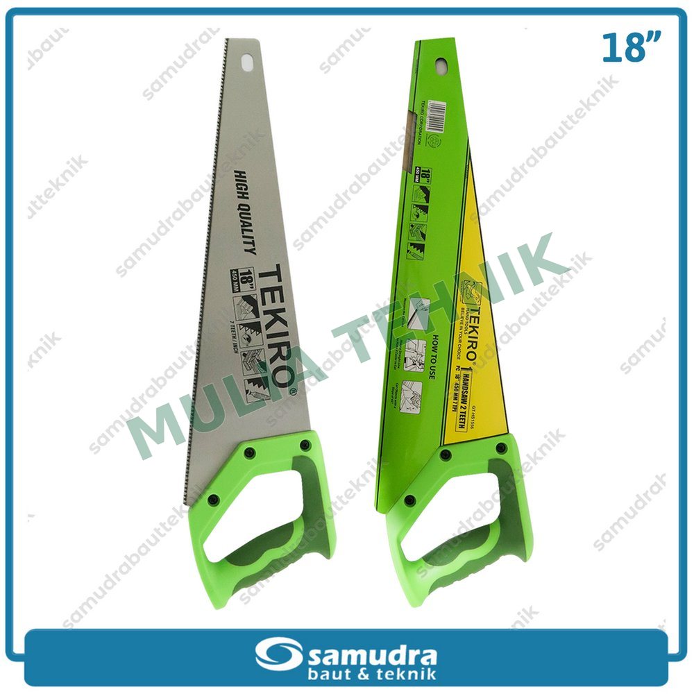GERGAJI TANGAN GAGANG TPR 2 MATA 18” TEKIRO