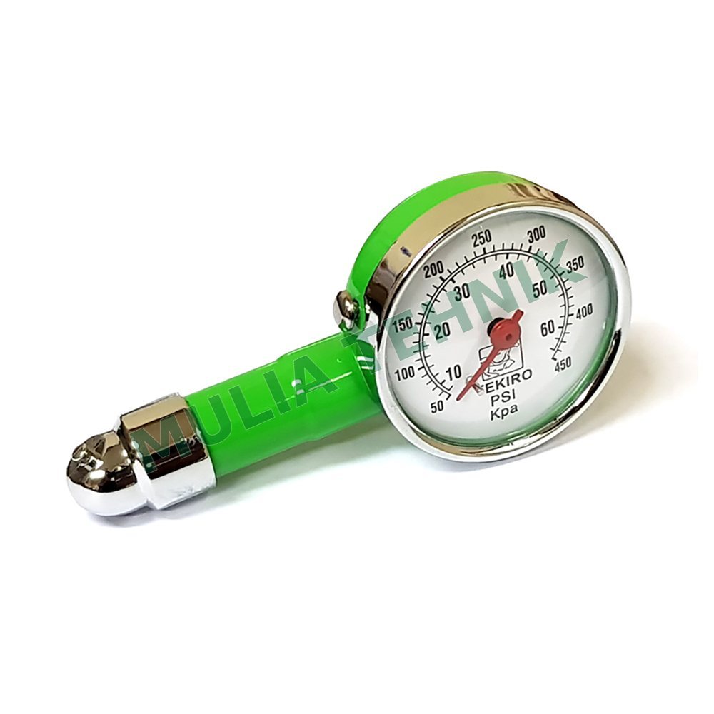 ALAT UKUR TEKANAN ANGIN BAN (BULAT) 60 PSI TEKIRO