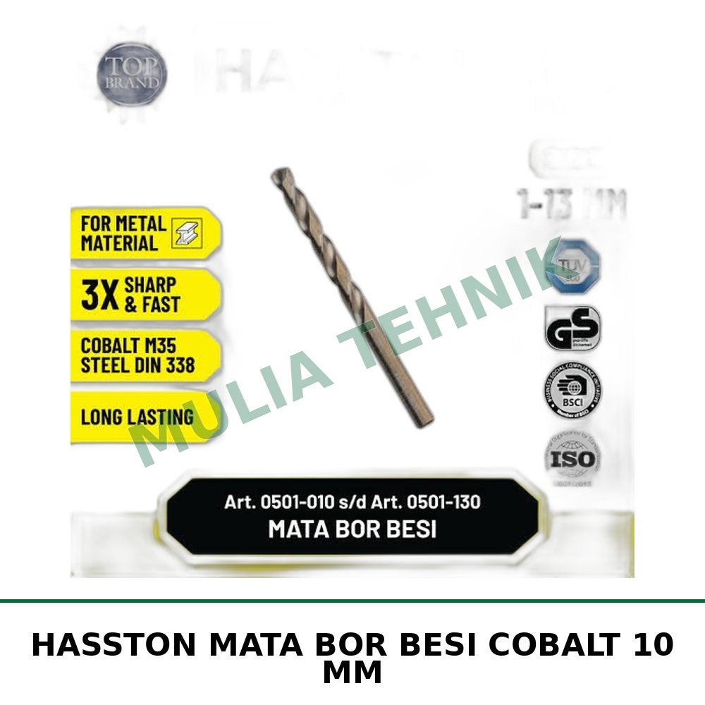 HASSTON MATA BOR BESI COBALT 10 MM