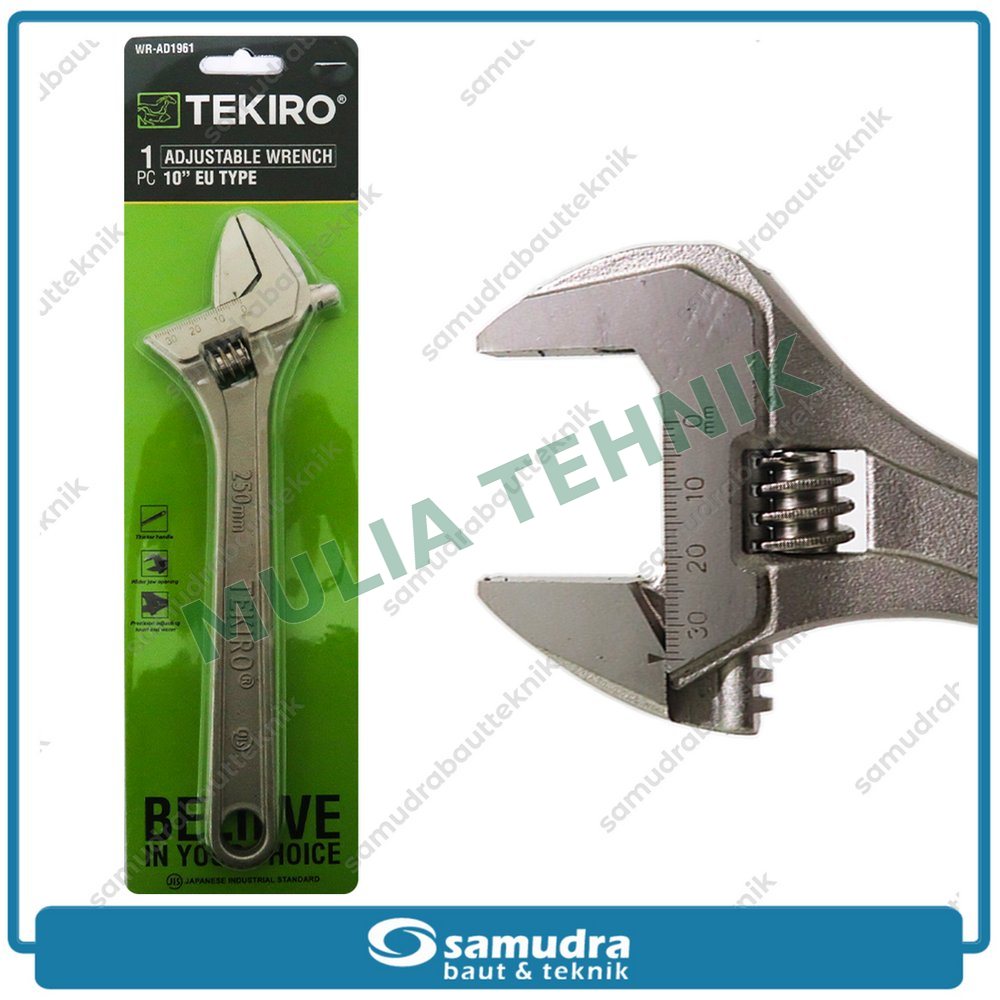 KUNCI INGGRIS TIPE EU 10” TEKIRO