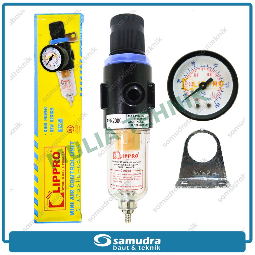 MINI AIR CONTROL UNIT SINGLE 1/4" LIPRO