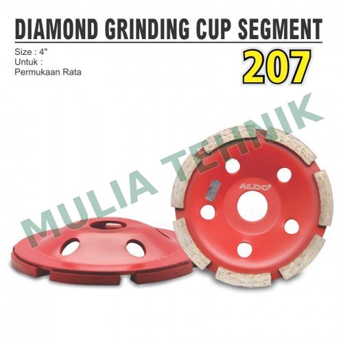 DIAMOND GRINDING CUP SEGMENT 4" (207) ALDO