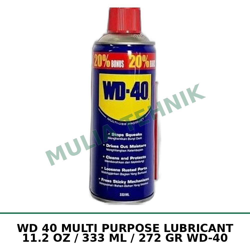 WD 40 MULTI PURPOSE LUBRICANT 11.2 OZ / 333 ML / 272 GR WD-40