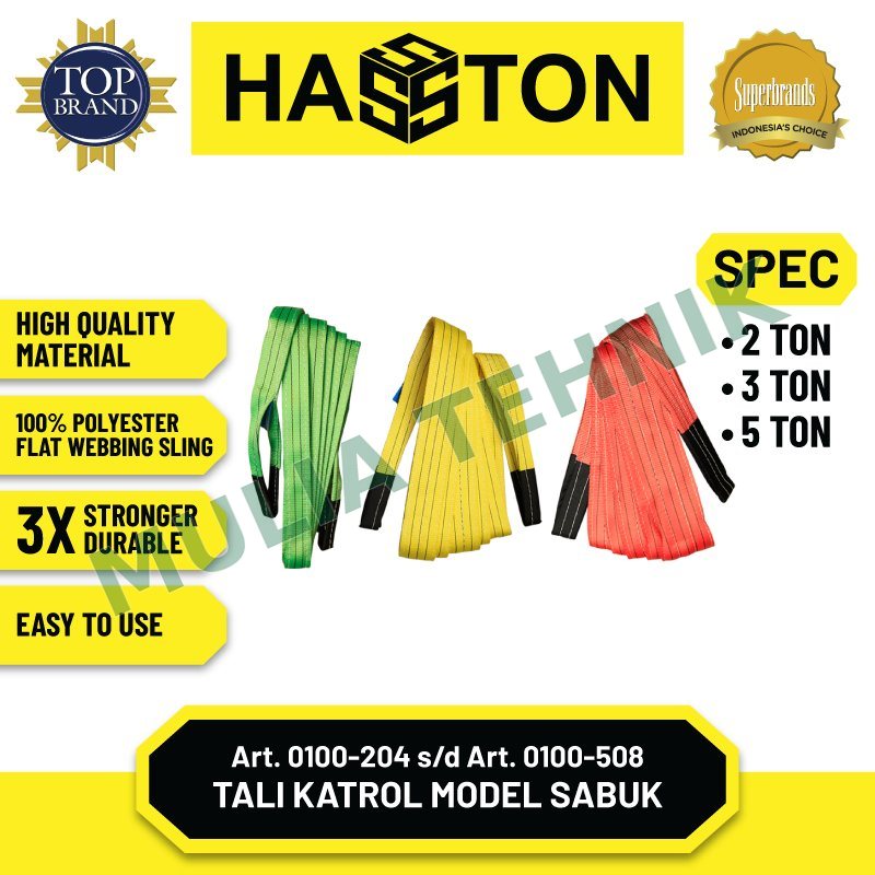 HASSTON WEBBING SLING 2 TON X 4 MTR 2"