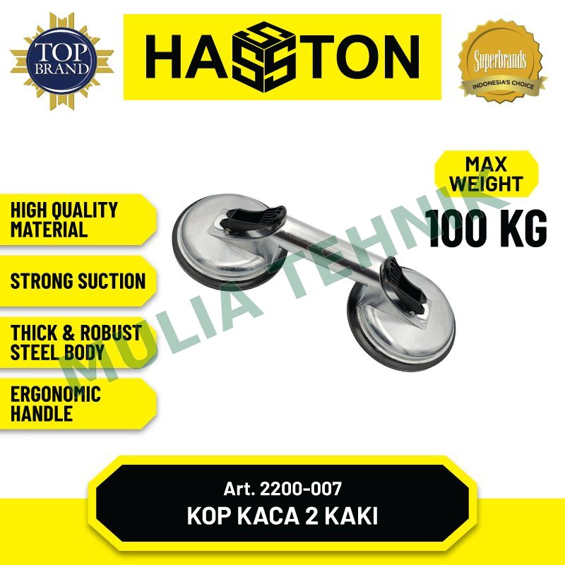 KOP KACA 2 KAKI BESI HASSTON