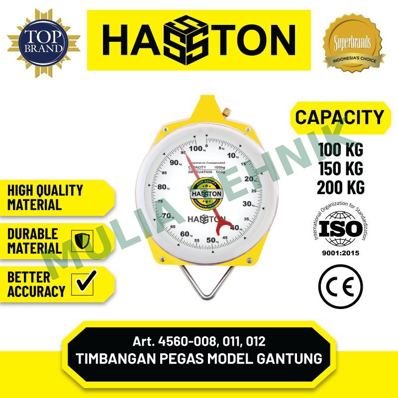 TIMBANGAN GANTUNG 100 KG HASSTON