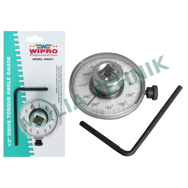DRIVER TORSI ANGLE GAUGE W8607 1/2" WIPRO