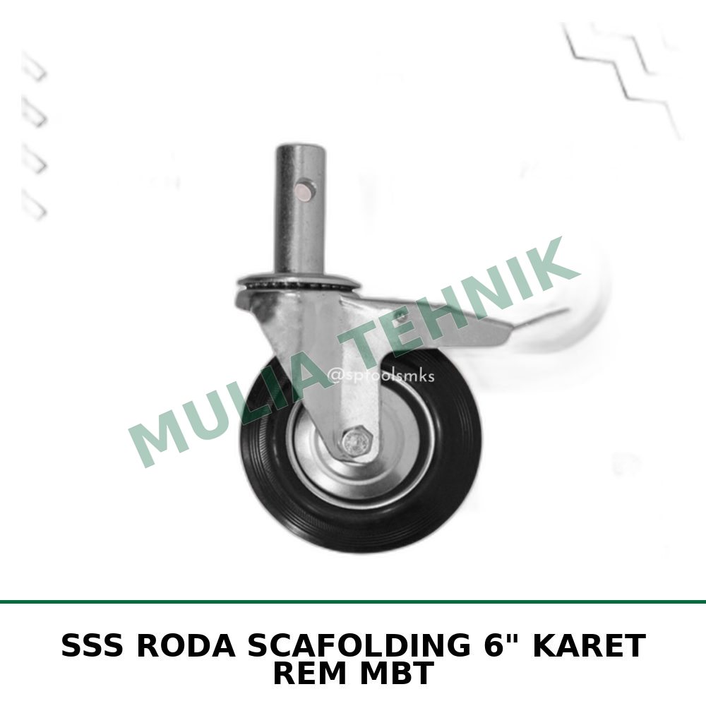 SSS RODA SCAFOLDING 6" KARET REM MBT