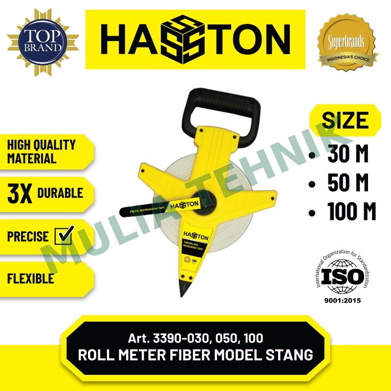 ROLL METER FIBER 100 MTR / 330 FT HASSTON