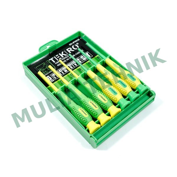 OBENG LISTRIK PRESISI SET 6 PCS TEKIRO