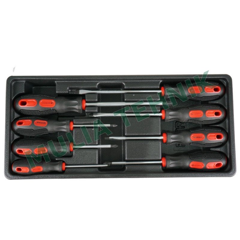 TOOL TRAY SCREWDRIVER SET 8PC WIPRO