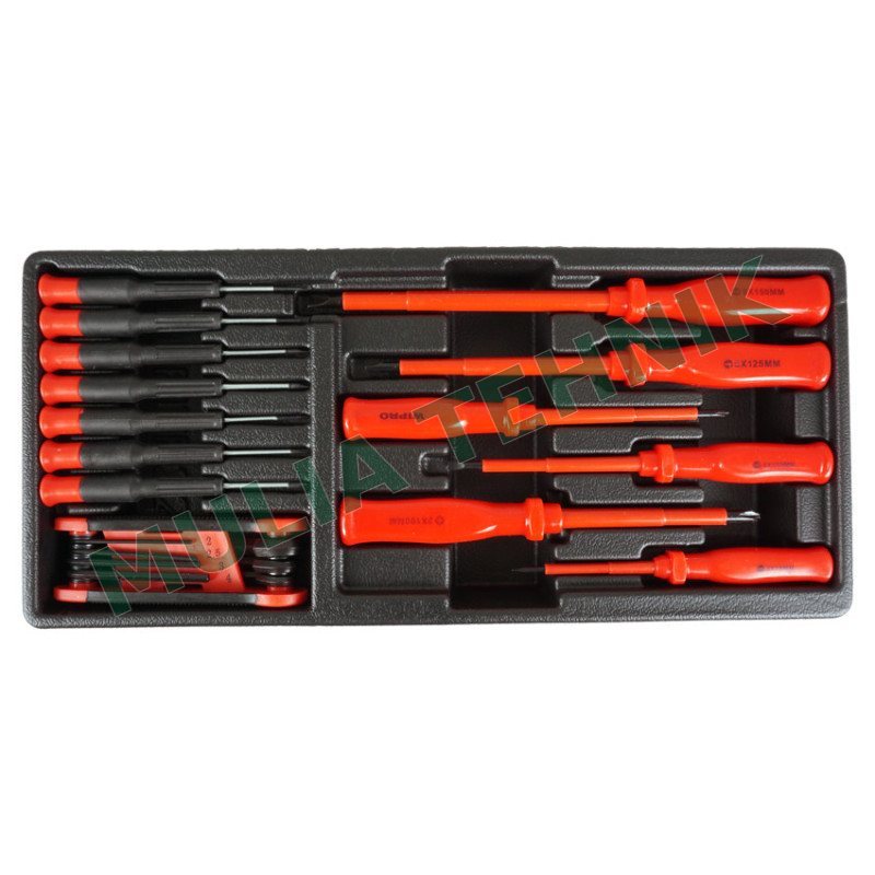 TOOL TRAY SCREWDRIVER SET 20PCS WIPRO