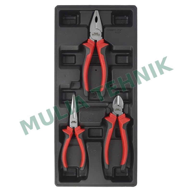 TOOL TRAY PLIERS SET 3PCS WIPRO