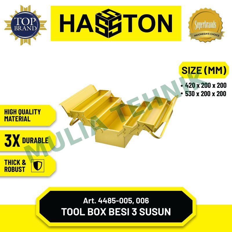 TOOL BOX BESI 3 SUSUN HASSTON
