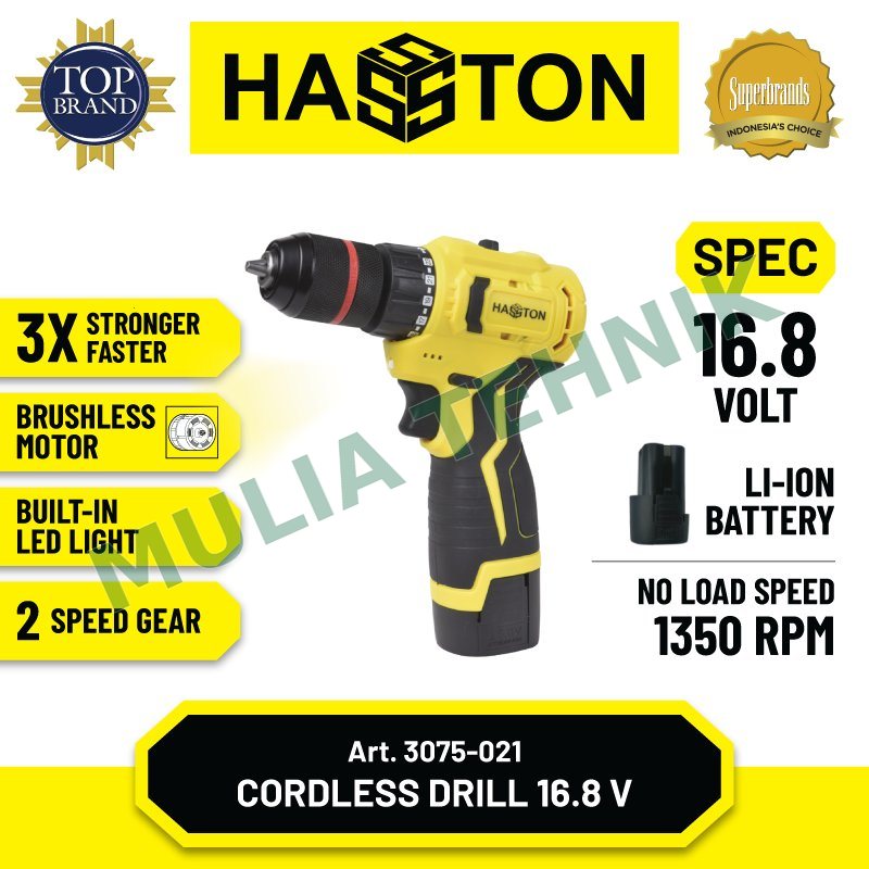HASSTON BOR CORDLESS 16.8V