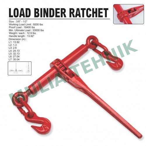 LOAD BINDER RATCHET / PENGENCANG RANTAI 3/8" - 1/2" ALDO