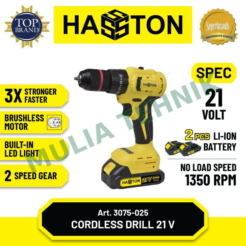 HASSTON BOR CORDLESS 21V