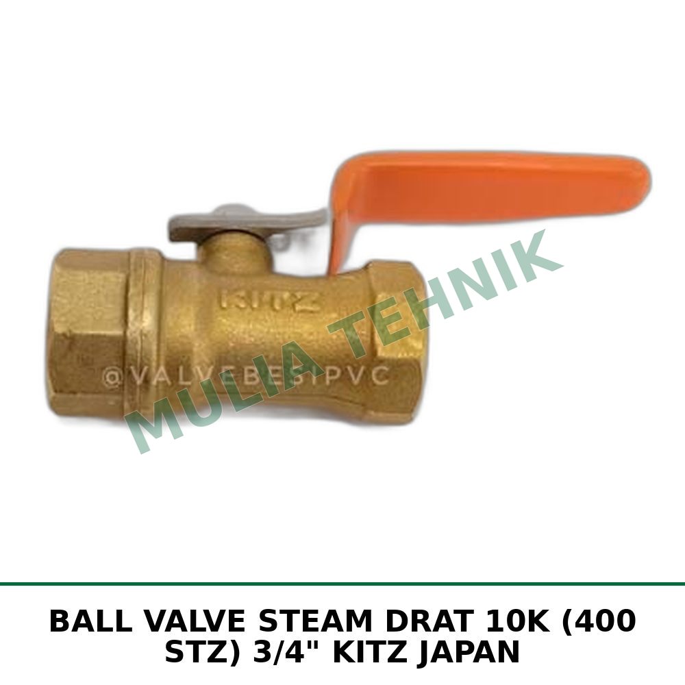 BALL VALVE STEAM DRAT 10K (400 STZ) 3/4" KITZ JAPAN