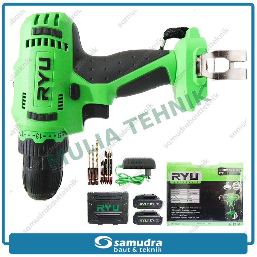 MESIN BOR CORDLESS RCD12V 10MM (12V) RYU