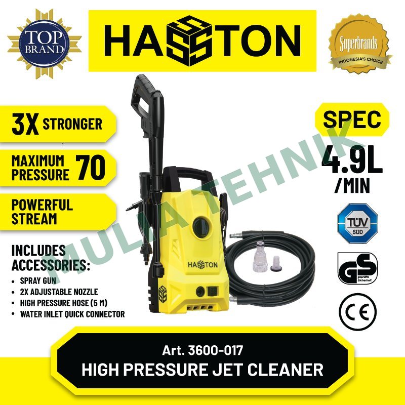 JET CLEANER HIGH PRESSURE 70 BAR HASSTON