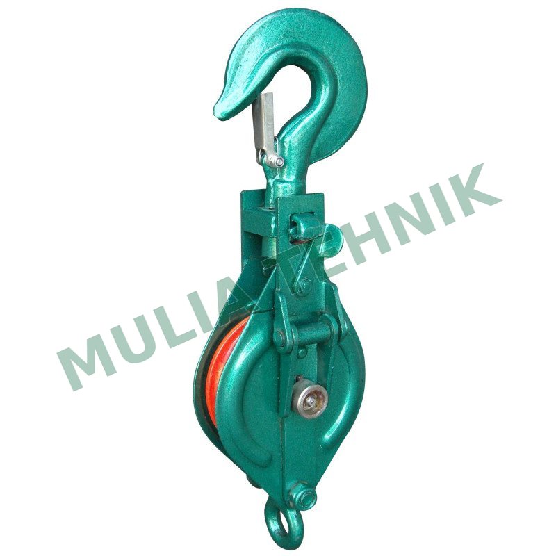 PULLY BLOCK SINGLE HOOK 7" WIPRO