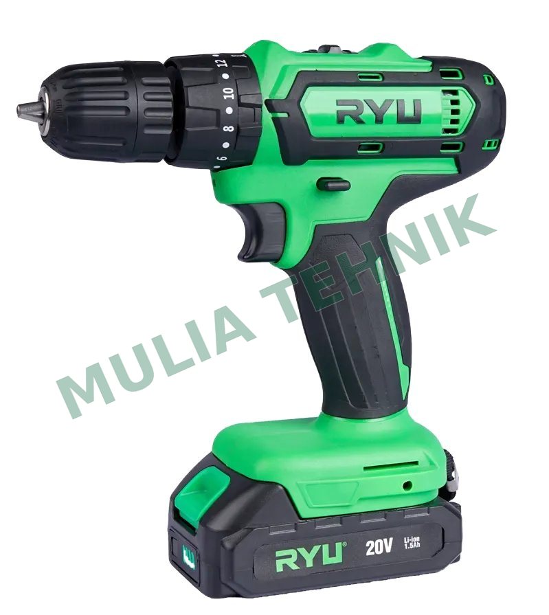 MESIN BOR CORDLESS SET 10MM (20V) RCI20V RYU