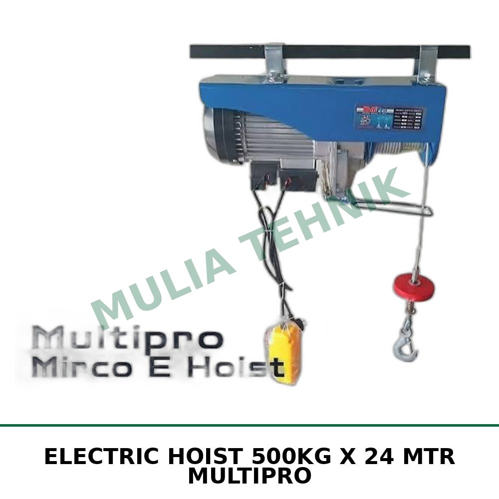 ELECTRIC HOIST 500KG X 24 MTR MULTIPRO