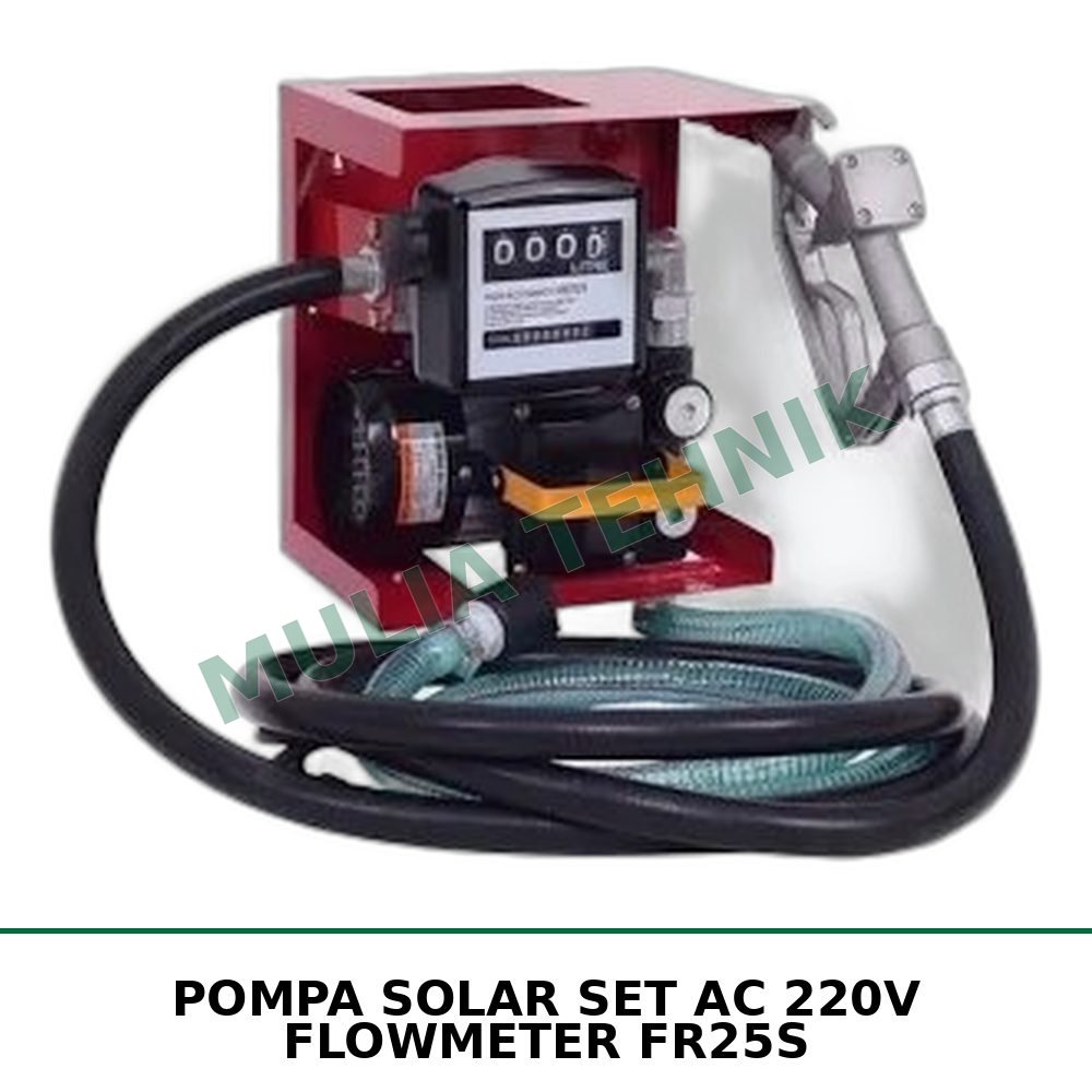 POMPA SOLAR SET AC 220V FLOWMETER FR25S