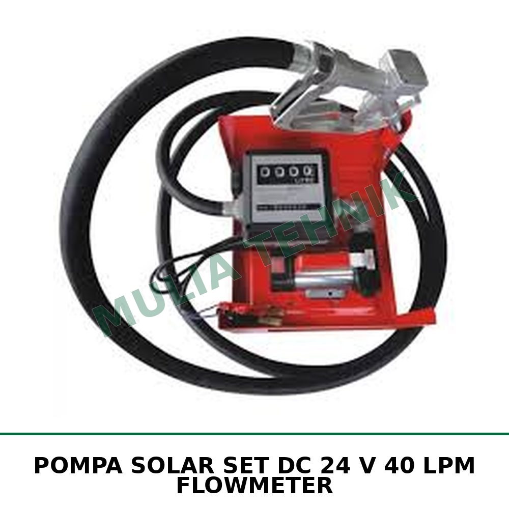 POMPA SOLAR SET DC 24 V 40 LPM FLOWMETER